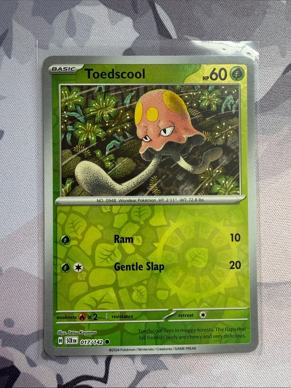 Toedscool Pokémon Card Mini Lot 🍄 | 2 Cards Reverse Holo ✨5/$25✨